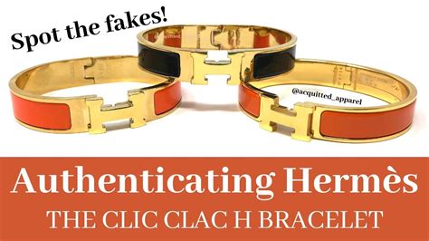 how to spot a fake hermes clic clac